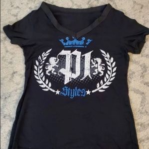 WWE AJ Styles v-neck t-shirt